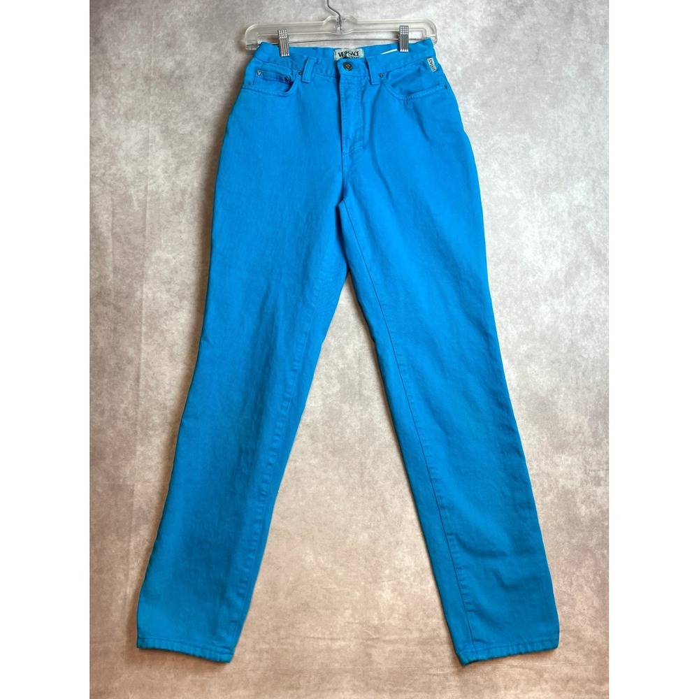Versace Jeans Couture Blue Womens 26x31 Straight Leg Vintage
